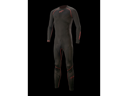 ALPINESTARS Jednodielne funkčné prádlo Ride Tech Lite 1 Piece – čierna/červená