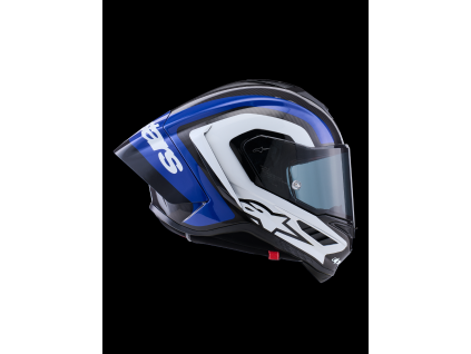 ALPINESTARS Integrálna prilba Supertech R10 Arius ECE 22.06 – čierna/biela/modrá lesklá