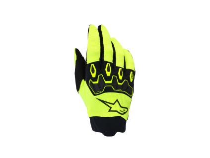 ALPINESTARS Motokrosové rukavice Full Bore V2 – žltá fluo/čierna