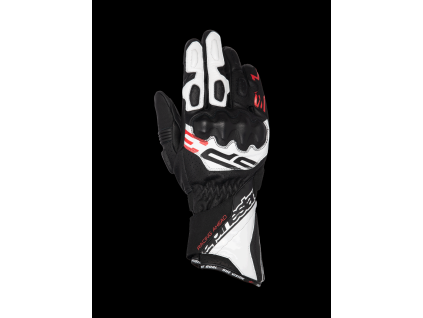 ALPINESTARS Športové moto rukavice SP-3 – čierna/biela/červená fluo