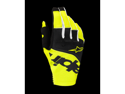 ALPINESTARS Motokrosové rukavice Techstar 2025 – čierna/žltá fluo
