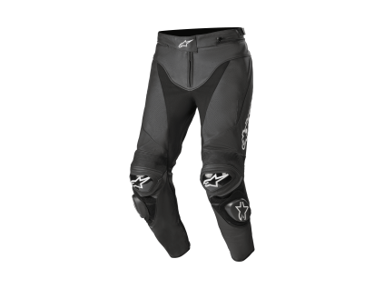 ALPINESTARS Kožené moto nohavice Track V2 Leather – čierna