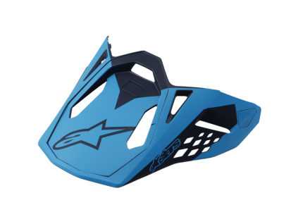 ALPINESTARS Náhradný šilt Supertech M10 Meta – modrá, matná
