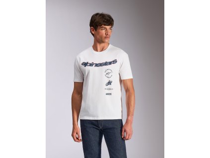 ALPINESTARS Tričko Abus CSF – biela