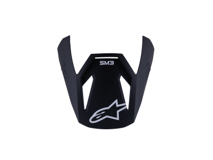 ALPINESTARS Náhradný šilt Youth S-M3 Solid – čierna matná