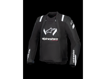 ALPINESTARS Modulárna priedušná moto bunda T-Stunt Air – čierna/biela
