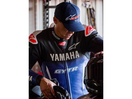 ALPINESTARS Šiltovka Entitled – tmavá modrá/oranžová