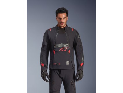 ALPINESTARS Textilná moto bunda Harok Pro Drystar XF Laminated – čierna/tmavosivá