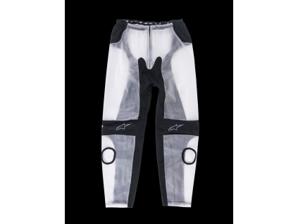 ALPINESTARS Pretekárske nepremokavé nohavice Racing Rain – priehľadná/čierna