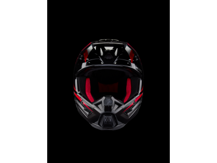 ALPINESTARS Motokrosová prilba Honda S-M5 ECE 22.06 – čierna/červená lesklá