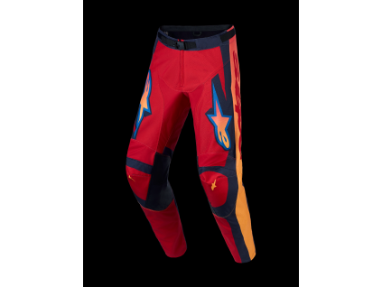 ALPINESTARS Motokrosové nohavice Racer Hunt 2027 – ohnivočervená/kamenná sivá/koralová Hot Coral