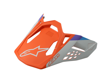 ALPINESTARS Náhradný šilt S-M8 Contact – oranžová, matná