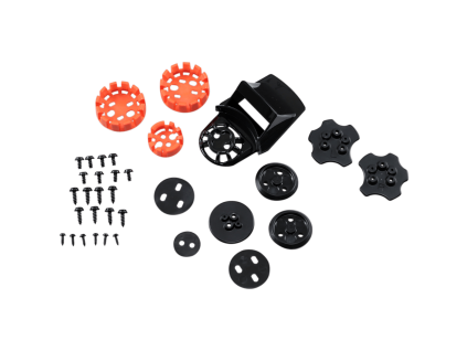 ALPINESTARS Súprava upevnenia šiltu Supertech M8/M10 – čierna/oranžová
