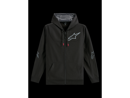 ALPINESTARS Mikina na zips s kapucňou Sessions V3 – čierna/sivá