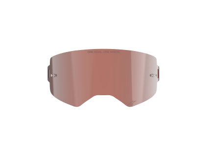 ALPINESTARS Náhradné sklo Supertech Absolute Vision – strieborné zrkadlové