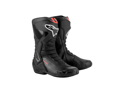 ALPINESTARS Športové moto čižmy SMX-6 V3 – čierna/červená fluo