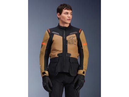 ALPINESTARS Cestovná moto bunda ST-7 2L GORE-TEX – hnedá Gobi/čierna