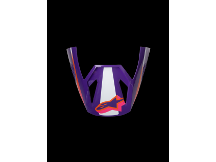 ALPINESTARS Náhradný šilt S-M3 Heat – biela/fialová/ružová lesklá
