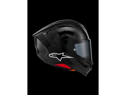 ALPINESTARS Integrálna prilba S-R7 Solid ECE 22.06 – čierna lesklá