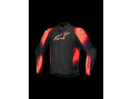 ALPINESTARS Nepremokavá športová moto bunda T-SP 1 V2 Waterproof – čierna/červená fluo