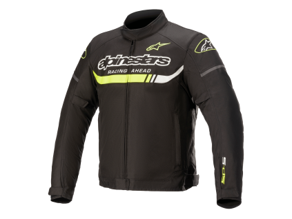 ALPINESTARS Nepremokavá moto bunda T-SP S Ignition Waterproof – čierna/žltá fluo