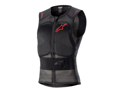 ALPINESTARS Ochranná vesta Nucleon Flex Pro – priehľadná dymová/červená/čierna
