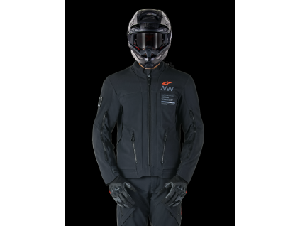 ALPINESTARS Textilná moto bunda AMT-8 Stretch Drystar XF – čierna