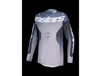 ALPINESTARS Motokrosový dres Racer Amber 2027 – kamenná sivá/chladná sivá/svetloorgovánová