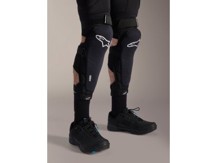 ALPINESTARS Chrániče kolien A-Impact PLASMA Pro – čierna/biela