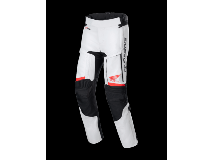 ALPINESTARS Textilné moto nohavice Honda Bogotá Pro Drystar – ľadová sivá/čierna