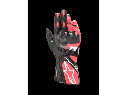 ALPINESTARS Dámske kožené moto rukavice Stella SP-8 V3 – čierna/biela/ružová Diva