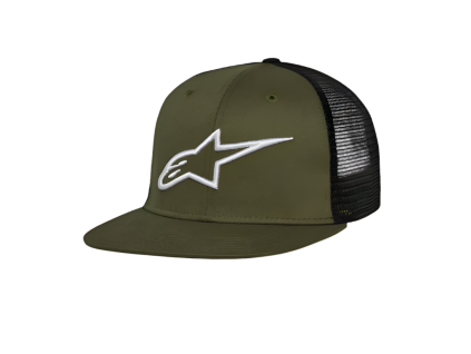 ALPINESTARS Šiltovka Corp Trucker – vojenská zelená/čierna