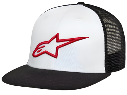 ALPINESTARS Šiltovka Corp Trucker – biela/čierna