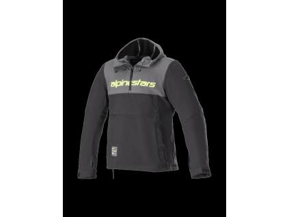 ALPINESTARS Ochranná moto mikina Sherpa – Tar sivá/čierna/žltá fluo