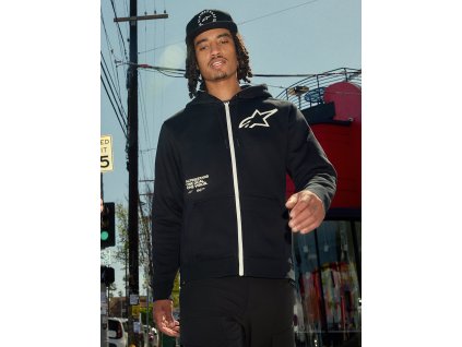 ALPINESTARS Mikina s kapucňou Transverse Hoodie – čierna