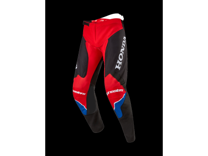 ALPINESTARS Motokrosové nohavice Honda Racer Iconic – jasná červená/čierna/biela
