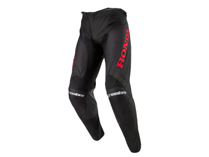 ALPINESTARS Motokrosové nohavice Honda Racer Iconic – čierna/červená
