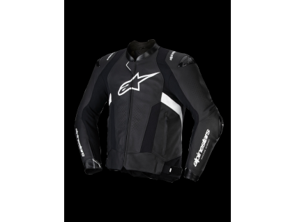 ALPINESTARS Kožená moto bunda Missile V3 Leather – čierna/biela