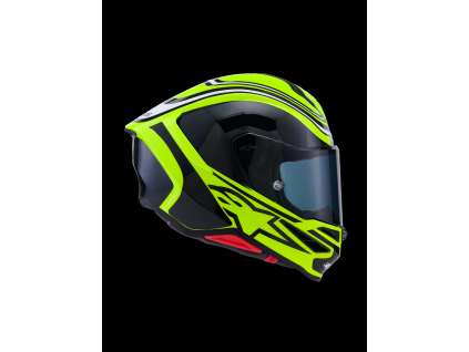 ALPINESTARS Integrálna prilba S-R7 Zeal ECE 22.06 – Yellow Fl Black White Glossy