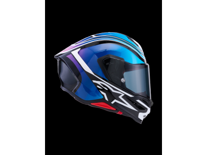 ALPINESTARS Integrálna prilba S-R7 Zeal ECE 22.06 – Blk Blue Pink Fl White Glossy