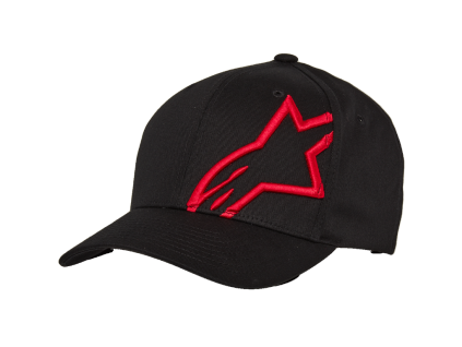 ALPINESTARS Šiltovka Corp Shift 2 Curved Brim – čierna/červená
