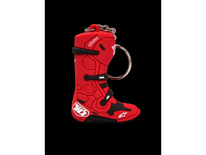 ALPINESTARS Kľúčenka Tech 10 Boot Keyfob – červená