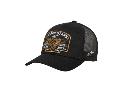 ALPINESTARS Šiltovka Heritage Patch Trucker – čierna/čierna