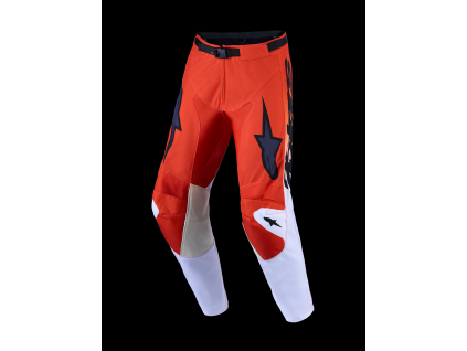 ALPINESTARS Motokrosové nohavice Racer Amber 2027 – červená Cardinal/svetloorgovánová/čierna