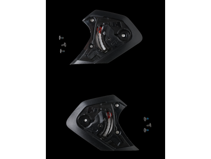 ALPINESTARS Súprava mechanizmu plexi S-R7 Shield Mechanism Set – čierna