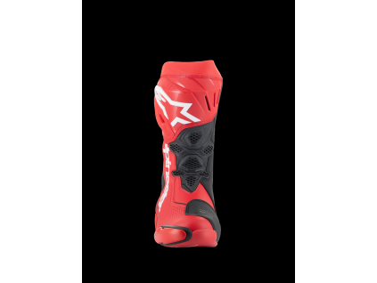 ALPINESTARS Športové moto čižmy Supertech R – jasná červená/červená fluo