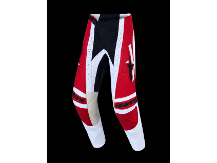 ALPINESTARS Motokrosové nohavice Techstar Maven 2027 – ohnivočervená/biela/levanduľová/čierna