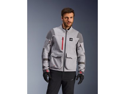 ALPINESTARS Moto bunda Maxdura Drystar XF Laminated Armored Shell – stredná sivá/tmavá sivá