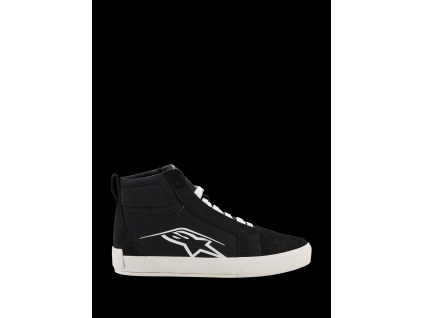 ALPINESTARS Moto topánky Ride-63 Canvas – čierna/studená sivá/šachovnica