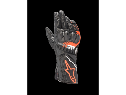 ALPINESTARS Športové moto rukavice SP-8 V3 – čierna/červená fluo